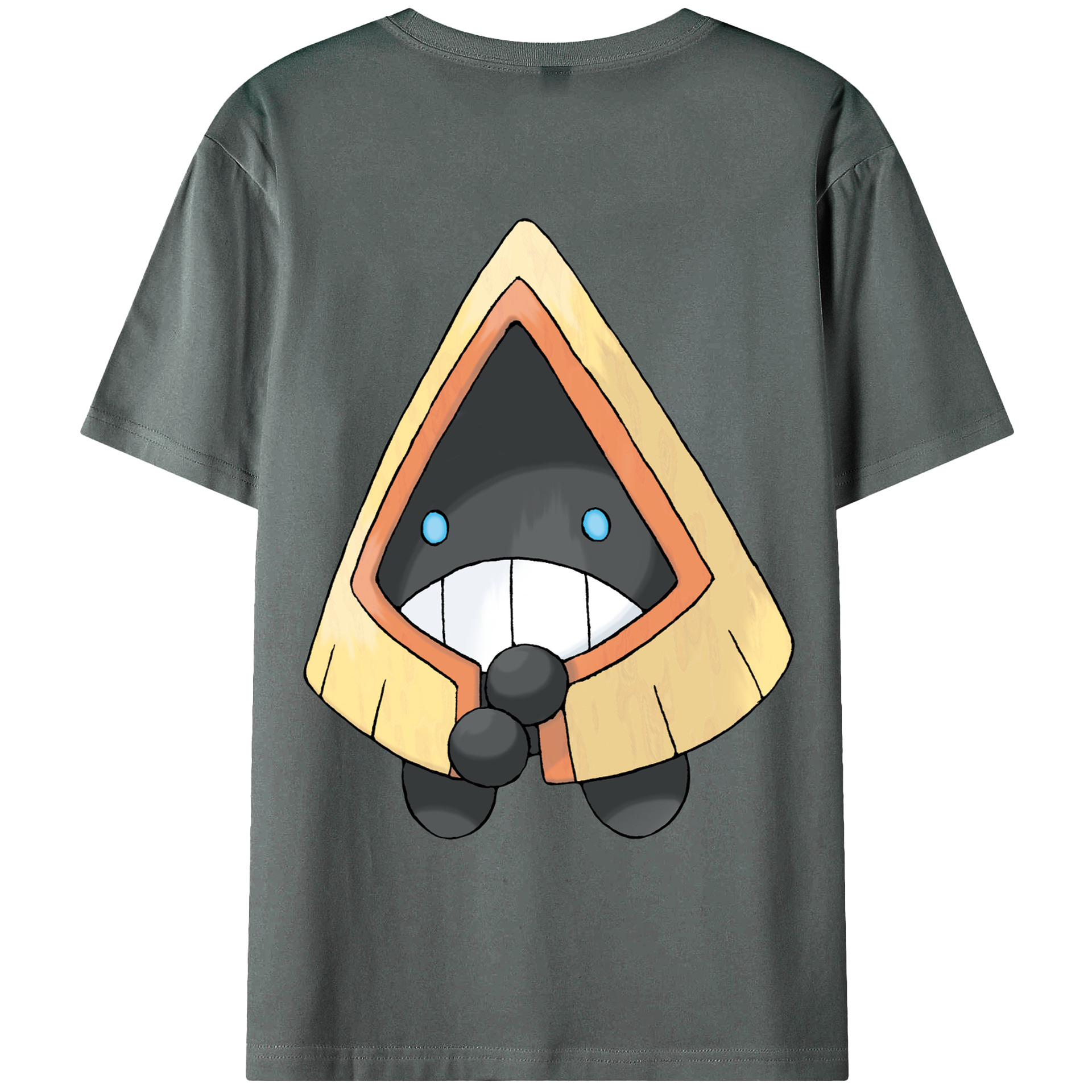 （画像用） ポケットモンスター Pokémon 綿100％ メンズ半袖Tシャツ（バックプリント） 通気性